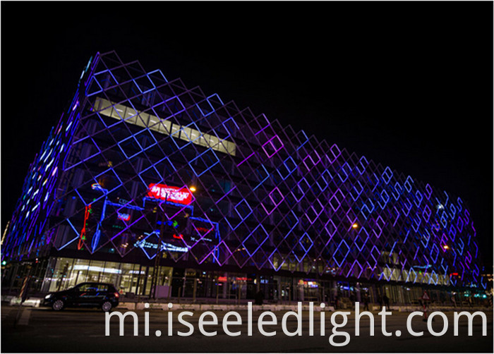 DMX RGB digital tube facade lighting